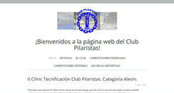 Desktop Screenshot of clubpilaristas.com